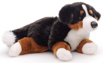Uni-Toys Kuscheltier Berner Sennenhund, liegend - 46 cm (Länge) - Plüsch-Hund - Plüschtier, zu 100 % recyceltes Füllmaterial