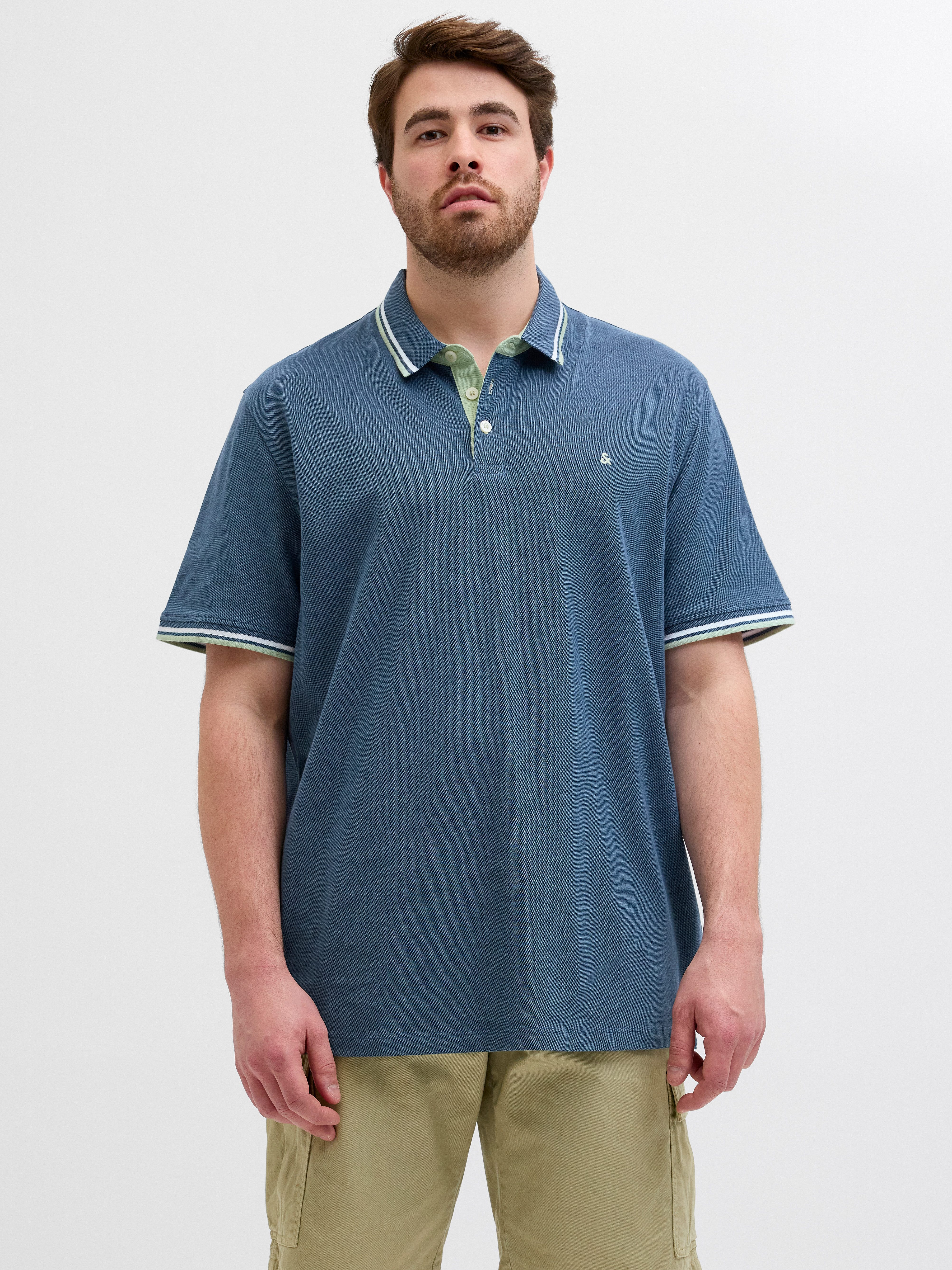 Jack & Jones PlusSize Poloshirt JJEPAULOS günstig online kaufen