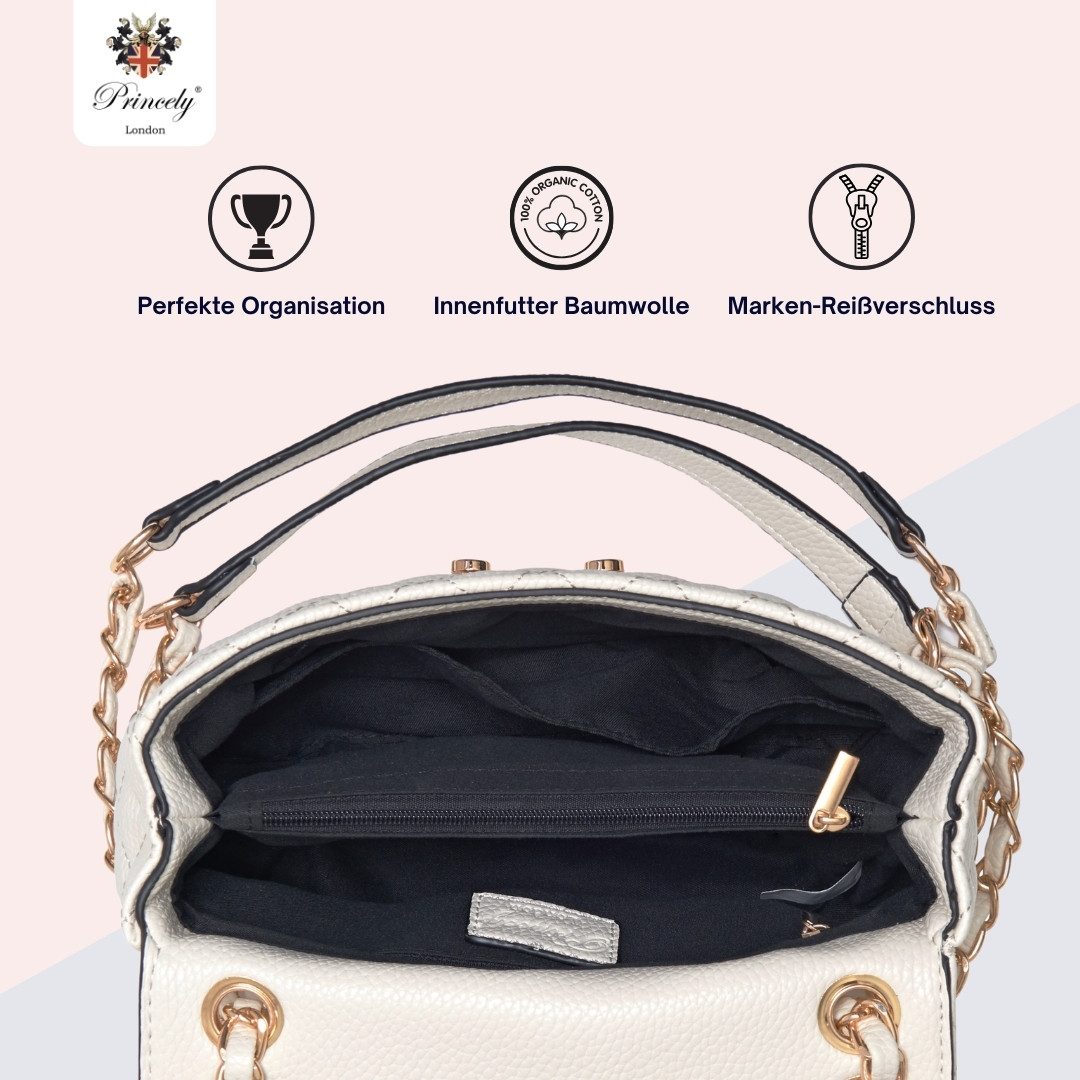 Princely London Schultertasche Jacky - Elegante Umhängetasche