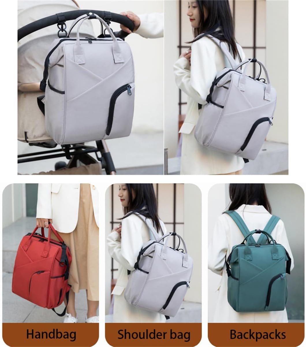 LIANNA Wickeltasche Multifunktionaler Reiserucksack, Wickeltasche, Wickelrucksack (Set, 1-tlg., Mama-Tragetasche zur Verwendung als Reisetasche), Babytasche für Jungen und Mädchen