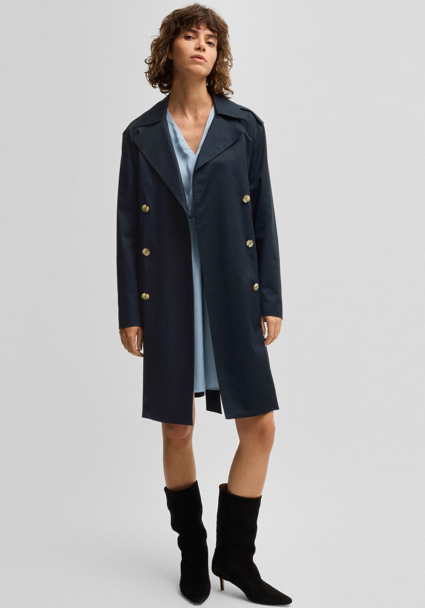 BOSS ORANGE Kurzmantel Cotrench Premium Damenmode günstig online kaufen