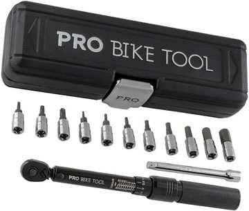 Pro Bike Tool Drehmomentschlüssel Drehmomentschlüssel Fahrrad Motorrad 1/4 Zoll Antrieb Umschaltknarre, Silber Carbon