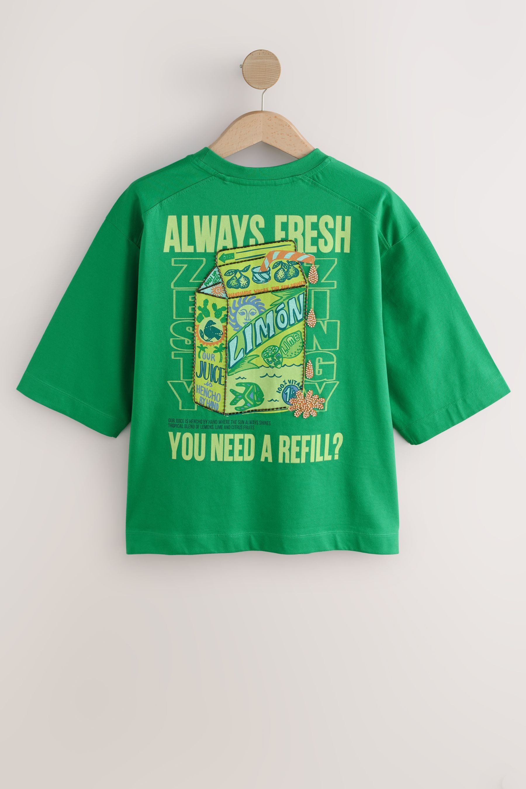 Next T-Shirt Kurzarm-T-Shirt mit Rundhalsausschnitt und Grafik (1-tlg) günstig online kaufen