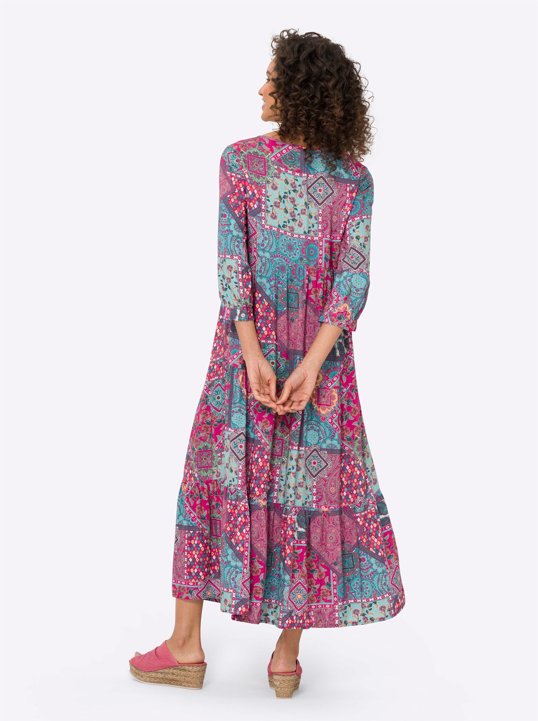 heine Etuikleid Druck-Kleid 3/4-Arm günstig online kaufen
