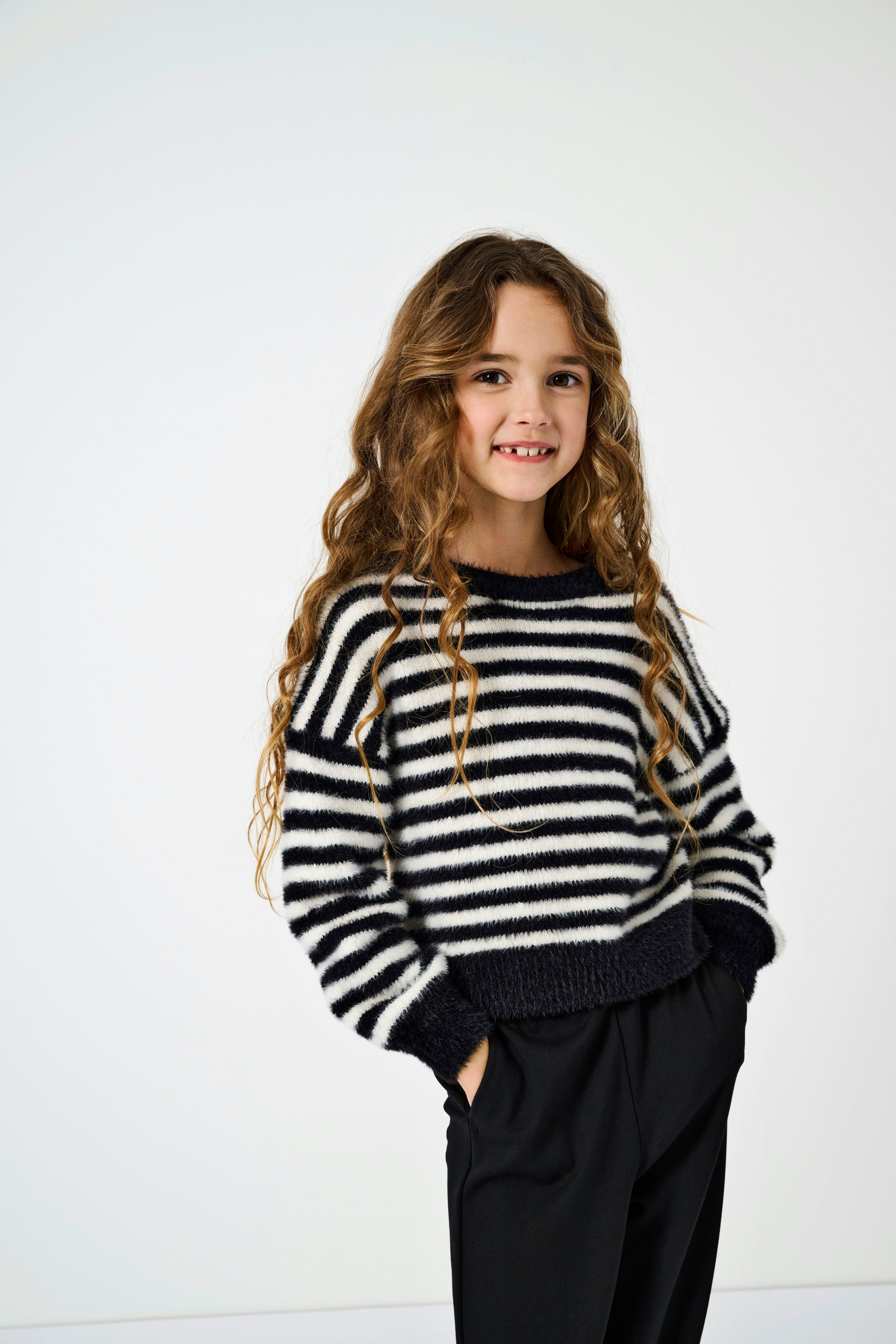 KIDS ONLY Rundhalspullover KOGNEWPIUMO L/S PULLOVER KNT NOOS