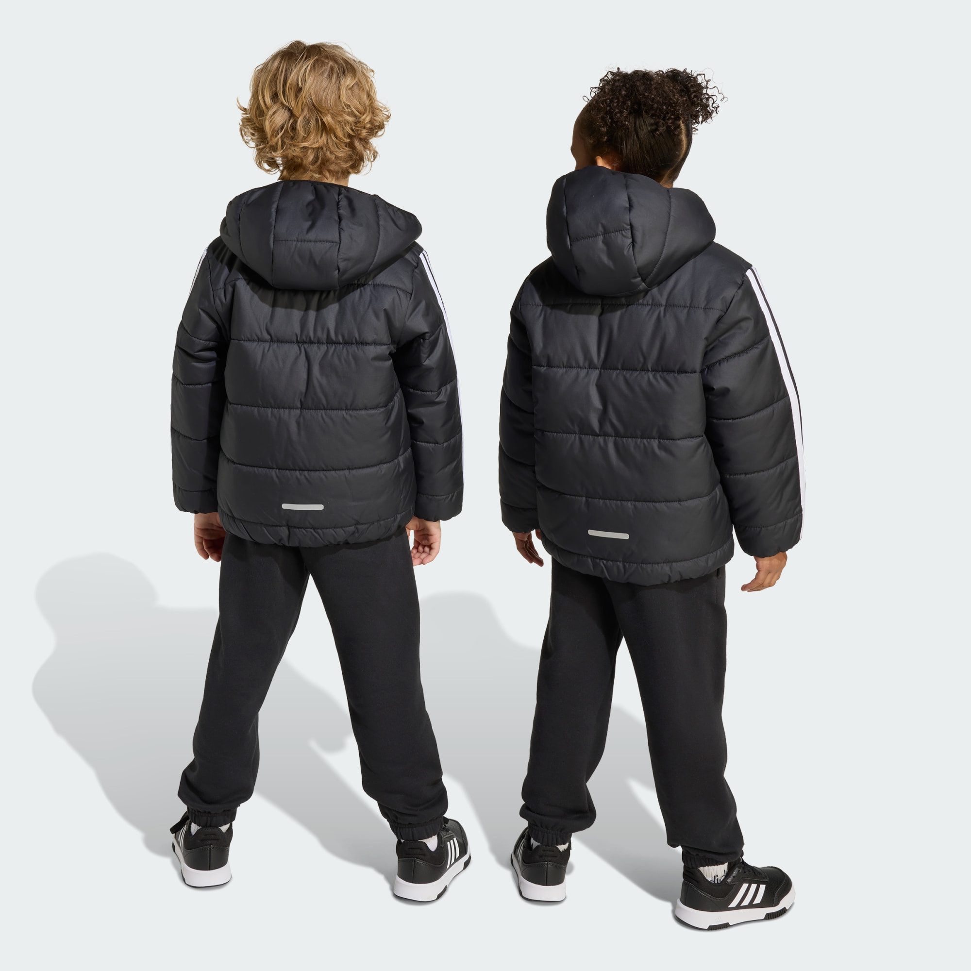 adidas Sportswear Hybridjacke ESSENTIALS 3-STREIFEN GEFÜTTERTE KINDERJACKE (1-St)