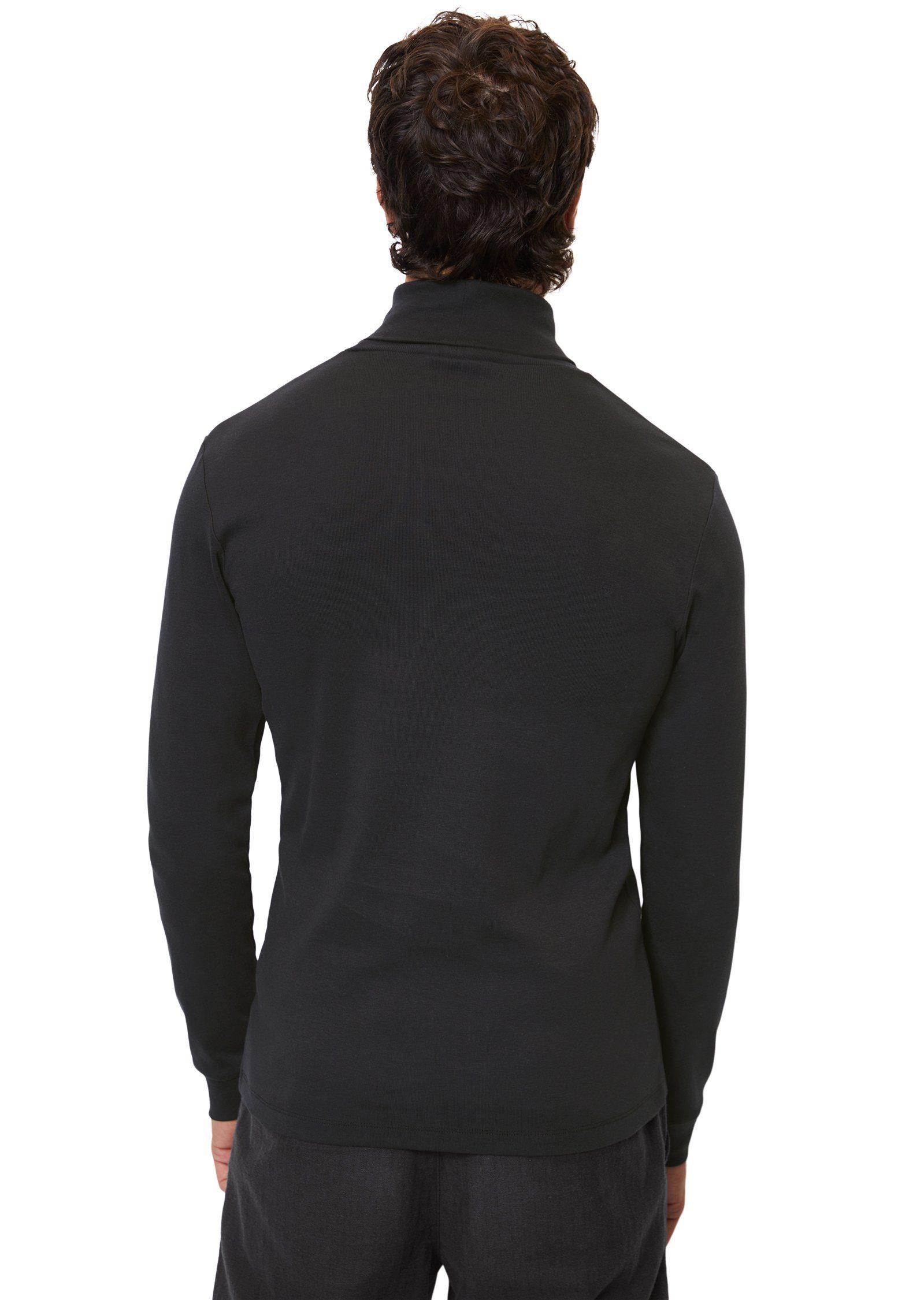 Rollkragenshirt black Marc O'Polo