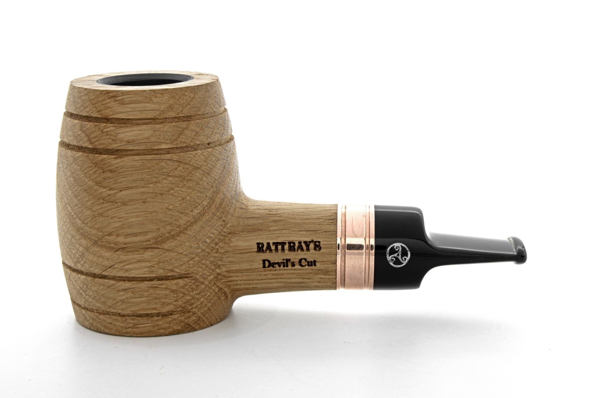 Rattray's Handpfeife Devil's Cut Fass G Oak Smooth Eiche Whiskey Straight Barrel