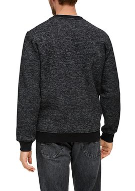 s.Oliver Sweatshirt Sweatshirt mit gummiertem Schriftprint
