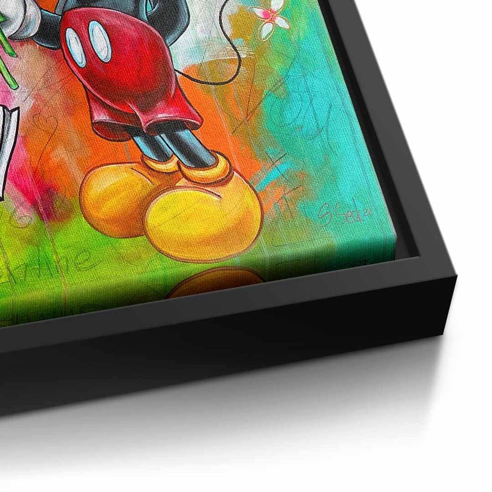 design DOTCOMCANVAS® & Leinwandbild Maus Maus Leinwandbild, Me Mouse Mickey ohne Rahmen Minnie You Mouse Micky