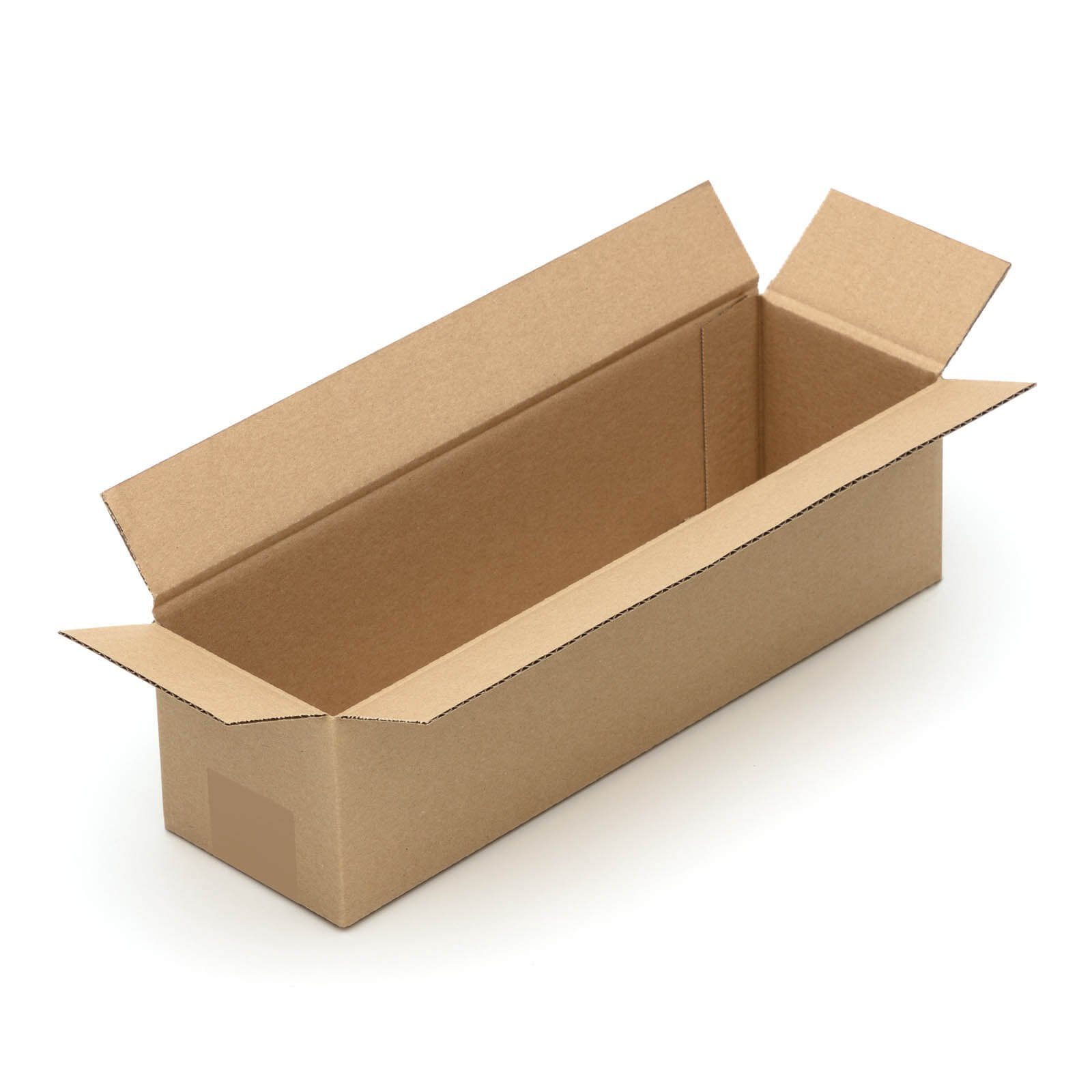 Thumbnail - KK Verpackungen Versandkarton, Faltkartons 350 x 100 x 100 mm Postversand Warenversand Wellpappkarton