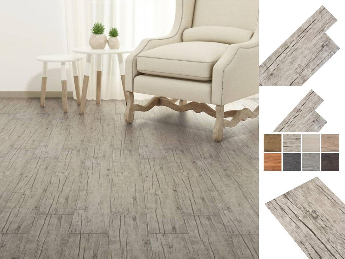 vidaXL Laminat »PVC Laminat Dielen Selbstklebend 2,51 m² 2 mm Eiche
