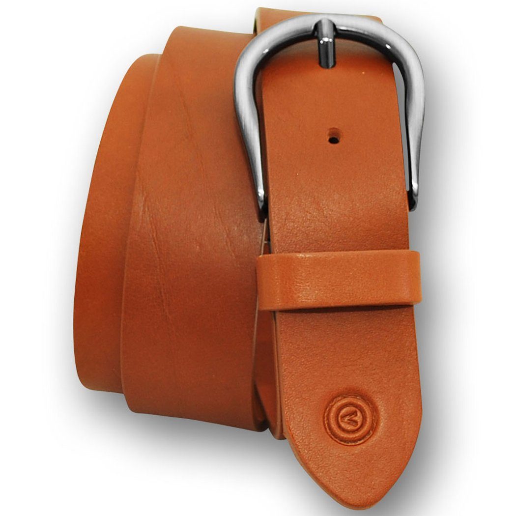 VITTOZZI Ledergürtel Gürtel, Buffalo 4cm