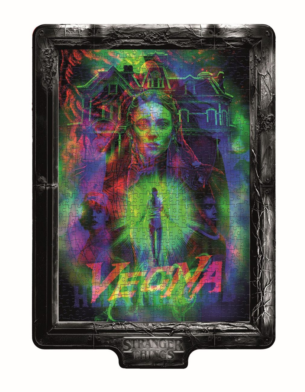 Clementoni® Puzzle Stranger Things Metamorphic Art Collection Puzzle mit Leucht-Effekt Ve, Puzzleteile