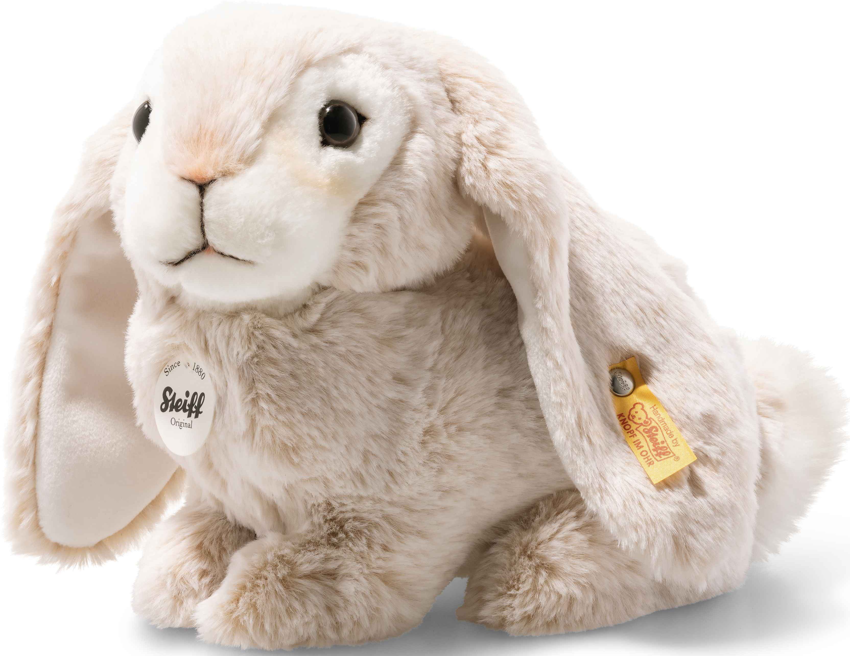 Image of Steiff Kuscheltier Hase "Lauscher", 24 cm, weiß
