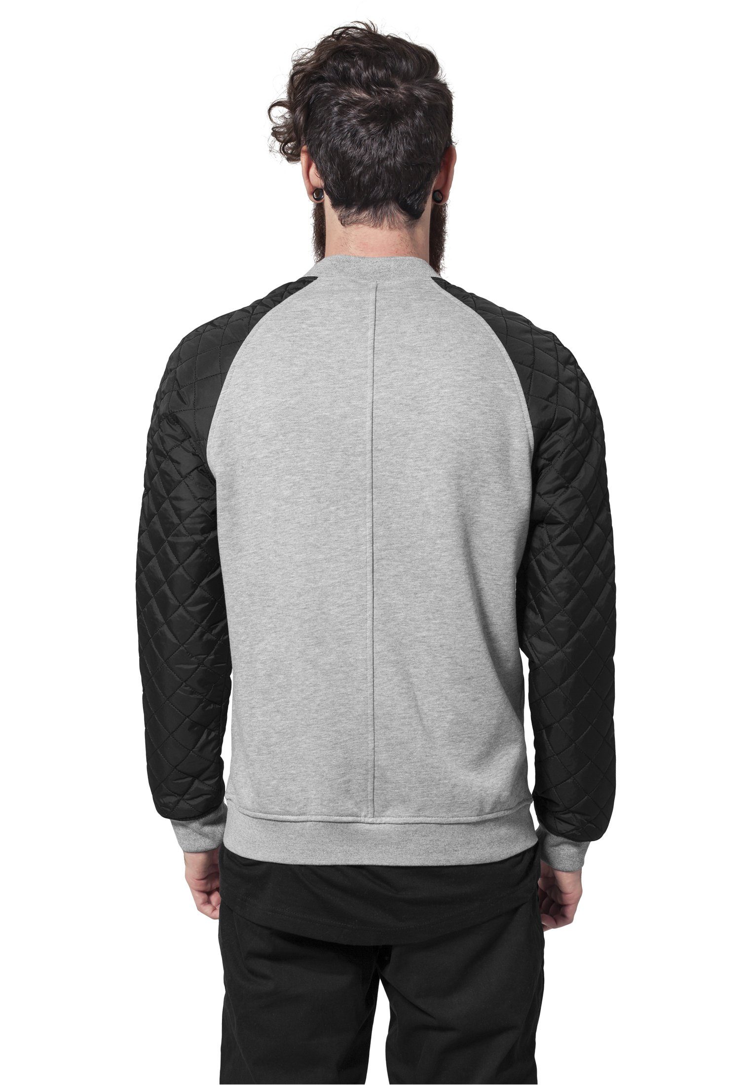 grey/black-00119 (1-St) Nylon Herren CLASSICS Outdoorjacke URBAN Diamond Sweatjacket