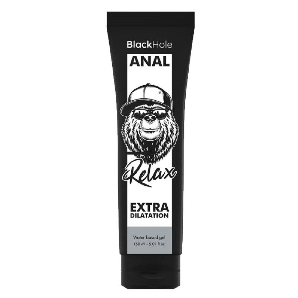 Black Hole Analgleitgel Extra Dilatation - Anal Relax Gel, Tube mit 150ml, 1-tlg., wasserbasiertes Gleitgel für Analsex, für extra Dehnfähigkeit
