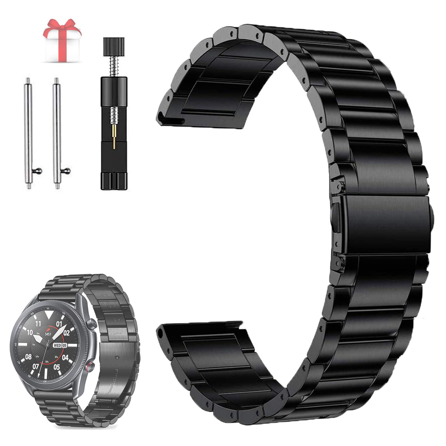 ZEUOPQ Uhrenarmband Uhrenarmband Edelstahl Uhrenarmband 22mm günstig online kaufen