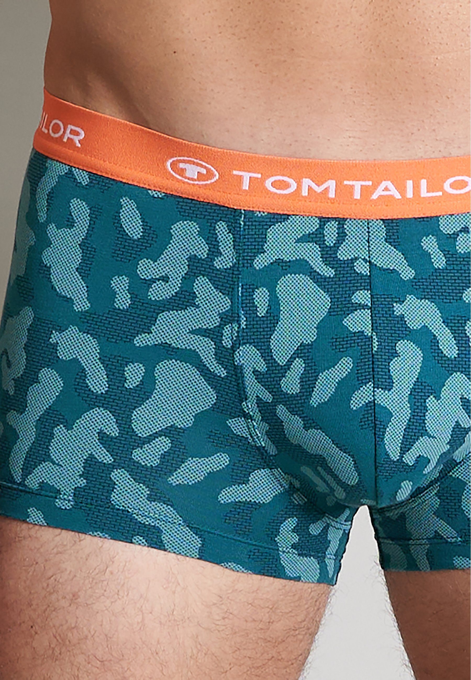 5er grün Herren TOM TOM grün-dunkel-uni uni Boxershorts Hip Pack TAILOR Pants (5-St) TAILOR