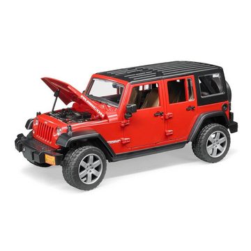 Bruder® Spielzeug-Auto 02525 - Jeep Wrangler Unlimited Rubicon, Maßstab 1:16, Rot, für Kinder ab 3 Jahren