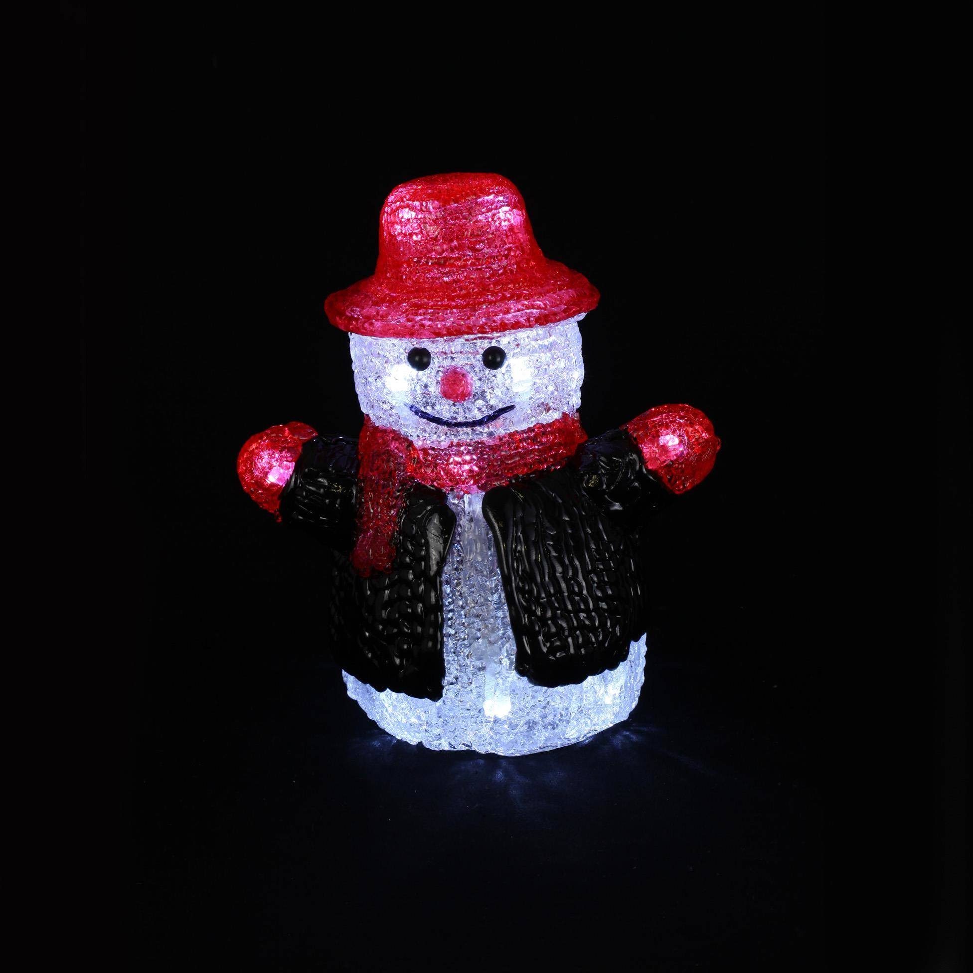 Autour de Minuit Weihnachtsfigur Schneemann LED