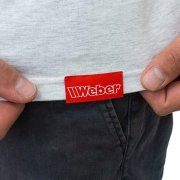Weber GmbH T-Shirt Weber #Werkeholics Typewriter T-Shirt grau (1-tlg)