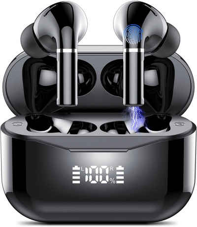 Diyarts wireless In-Ear-Kopfhörer (Ladeetui, Stabiler Bass, Klarer Klang, Wasserdichtes Design, Universelle Kompatibilität, Intelligente Ladebox)