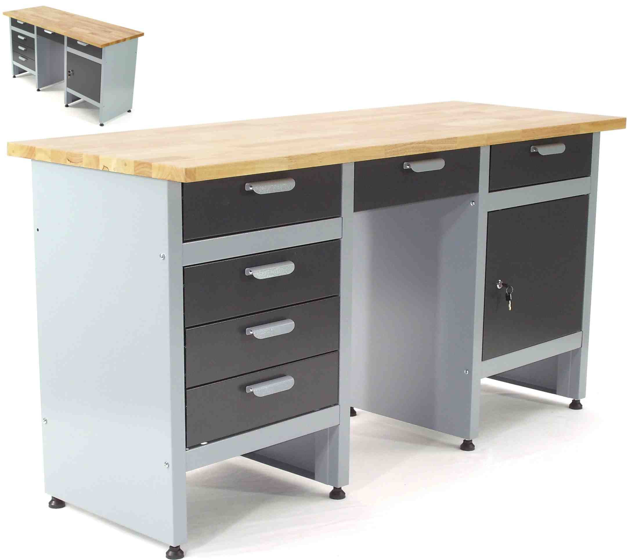 Apex Werkbank Werkbank Werktisch 6 Schubladen Montagewerkbank 06276, (1-tlg)