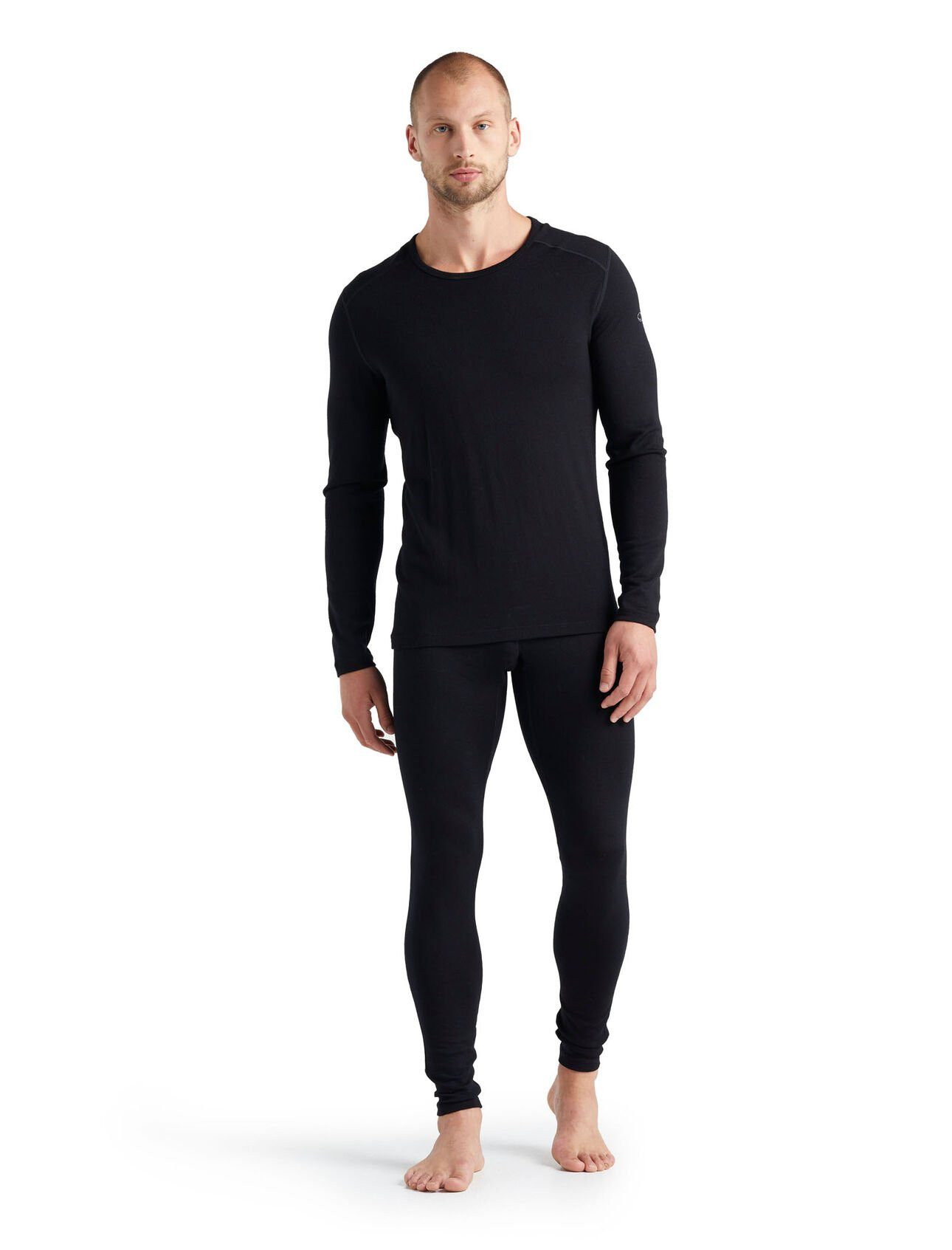 Icebreaker Leggings Unterwäsche 260 Tech enganliegend (Merinowolle) - schwarz Herren