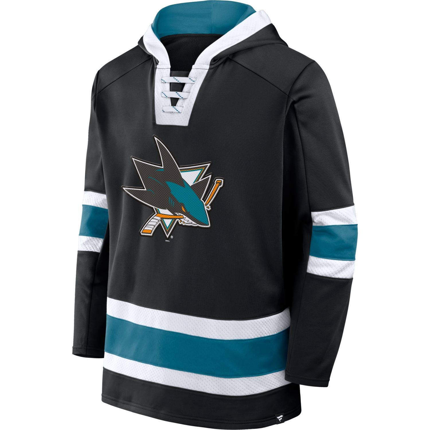 Fanatics Kapuzenpullover San Jose Sharks NHL Laced Hockey