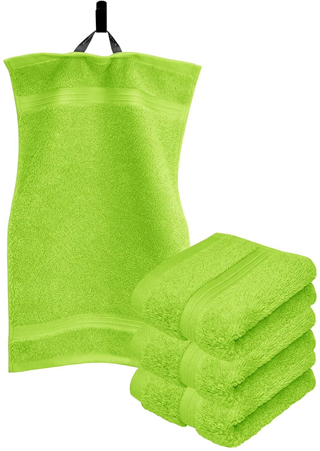 Lashuma Gästehandtücher Linz, Frottee (4-St), Grüne günstig online kaufen