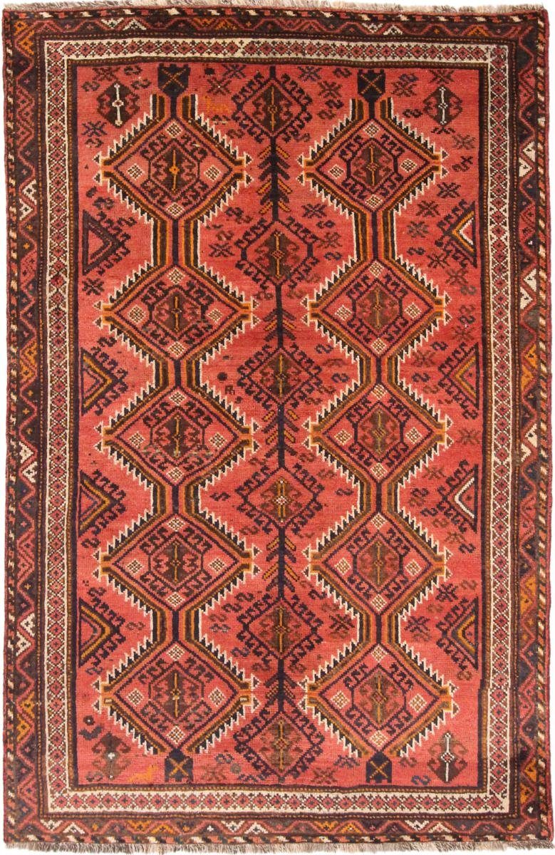 Orientteppich Shiraz 156x240 Handgeknüpfter Orientteppich / Perserteppich, Nain Trading, rechteckig, Höhe: 10 mm