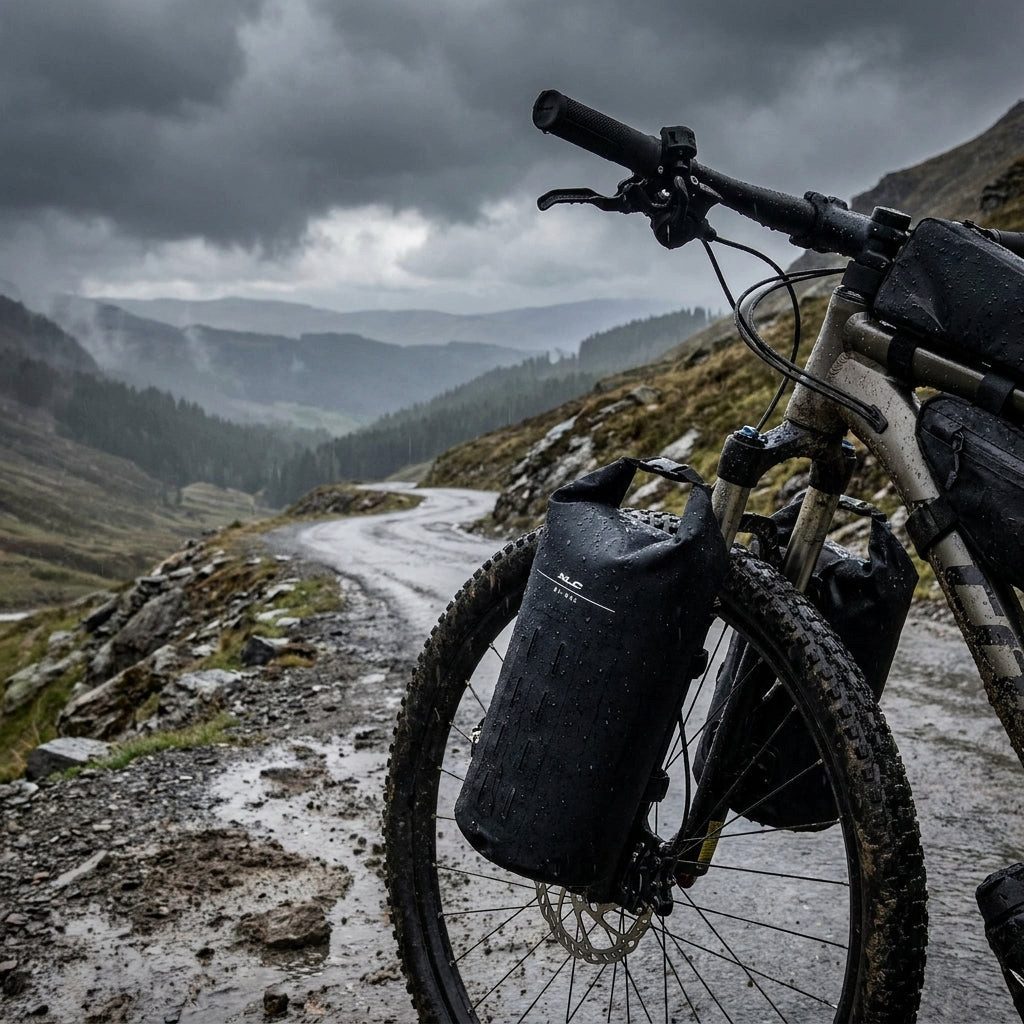 XLC Fahrradrucksack XLC Drybag BA-W43, wasserdichte Bikepacking-Tasche, 7,5 Liter, 17 × 45