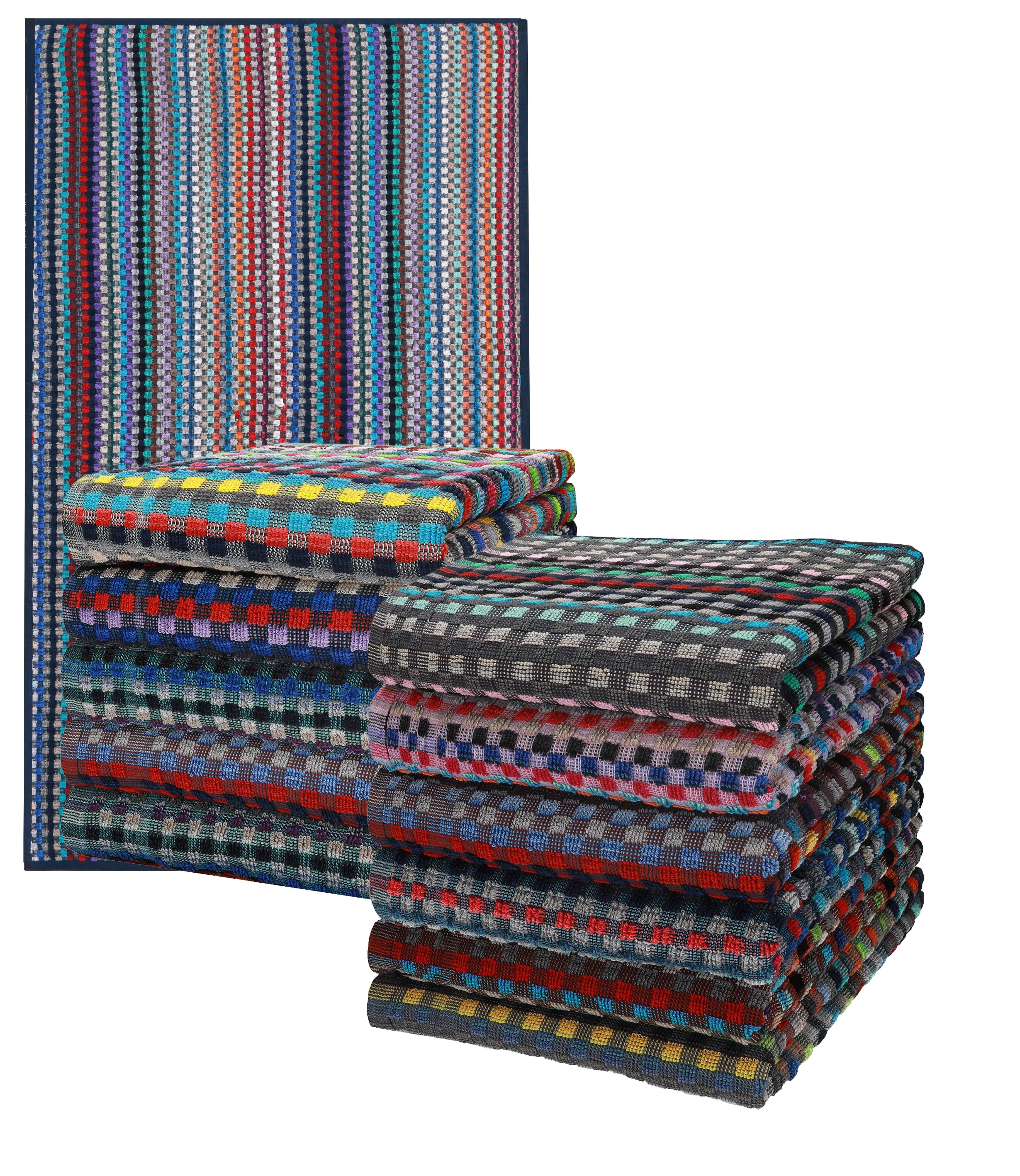 Geschirrtuch Arbeitshandtüch Set HELGOLAND 50 x 90 cm Karo