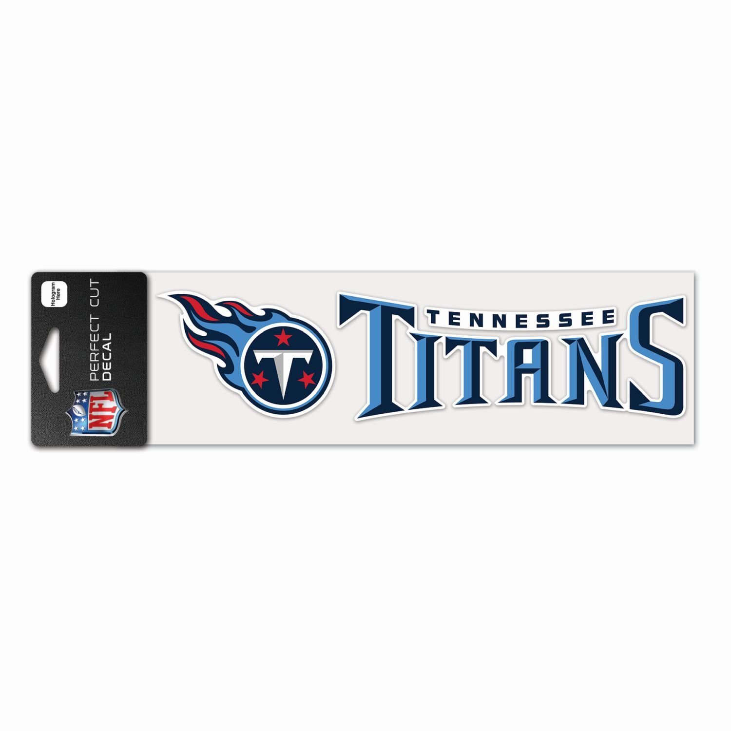 Aufkleber Perfect Wanddekoobjekt Tennessee Titans Cut WinCraft 8x25cm NFL