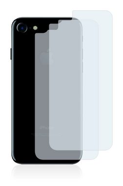 BROTECT Schutzfolie für Apple iPhone 7 Rückseite (gesamte Fläche), Displayschutzfolie, 2 Stück, Folie klar