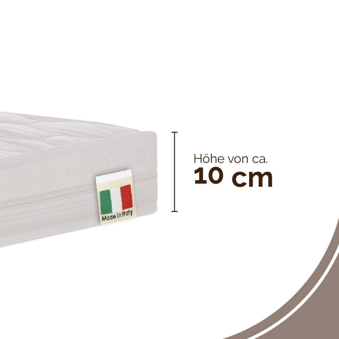 Komfortschaummatratze Matratze Caravan, DI QUATTRO, 10 cm hoch, Matratze in verschiedenen Größen erhältlich, atmungsaktive Matratze – Bild 2 von 5