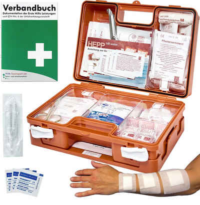 WM-Teamsport Erste-Hilfe-Koffer Verbandskasten Erste-Hilfe "EVO K" DIN 13157 + sterile Wundpflaster