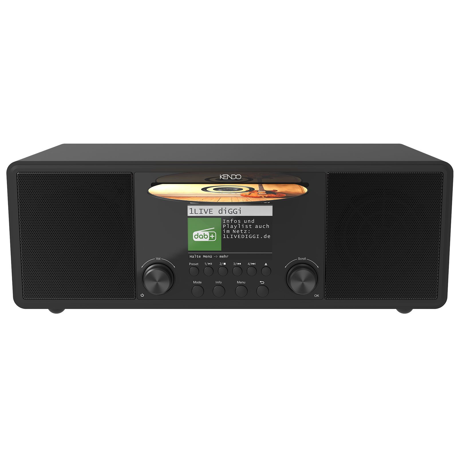 Kendo 25EX Radio (DAB+ Radio mit XL-Design und klarer Klangqualität)