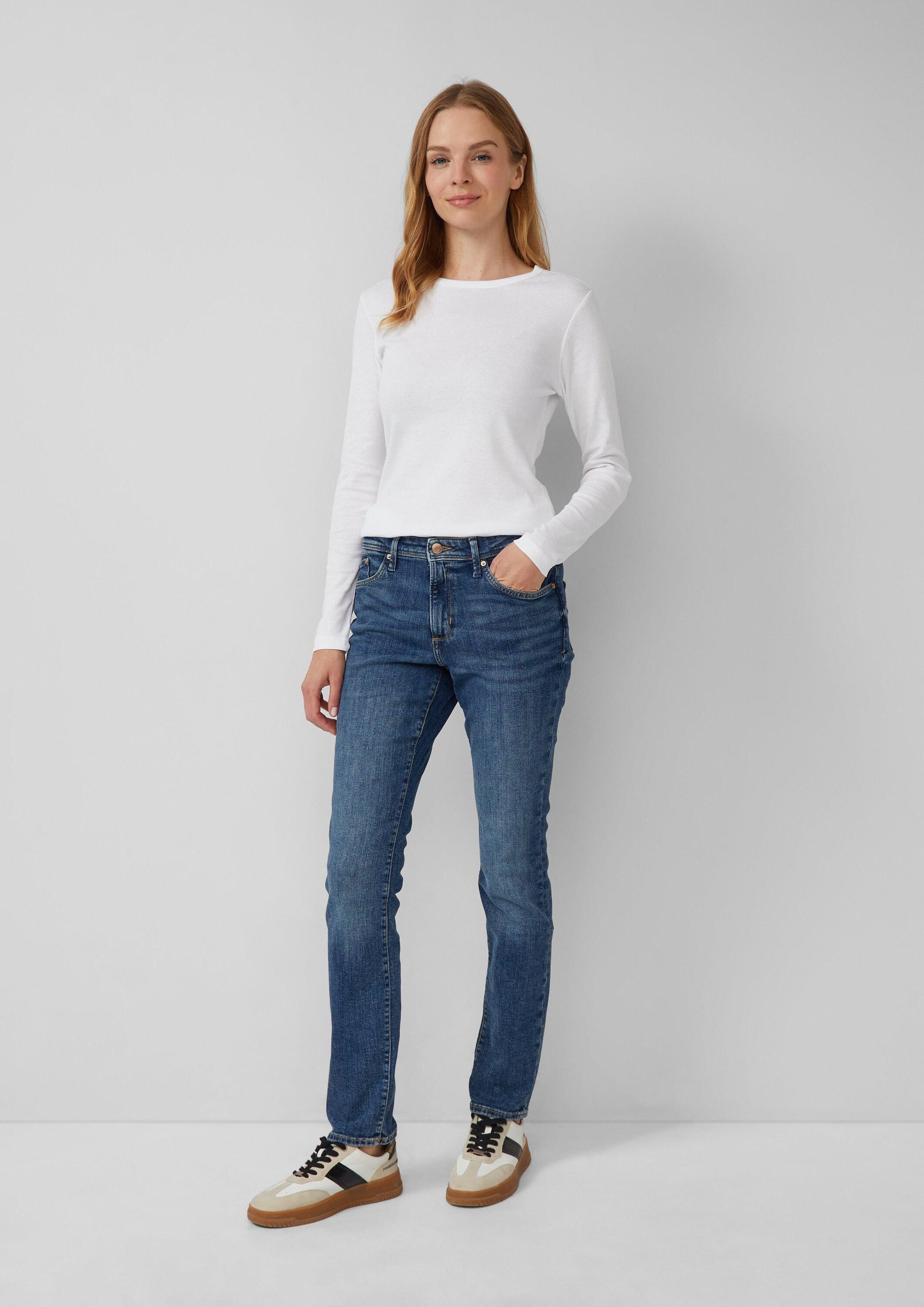 s.Oliver Slim-fit-Jeans Jeans-Hose BETSY Jeans Betsy / Slim Fit / Mid Rise / Slim Leg