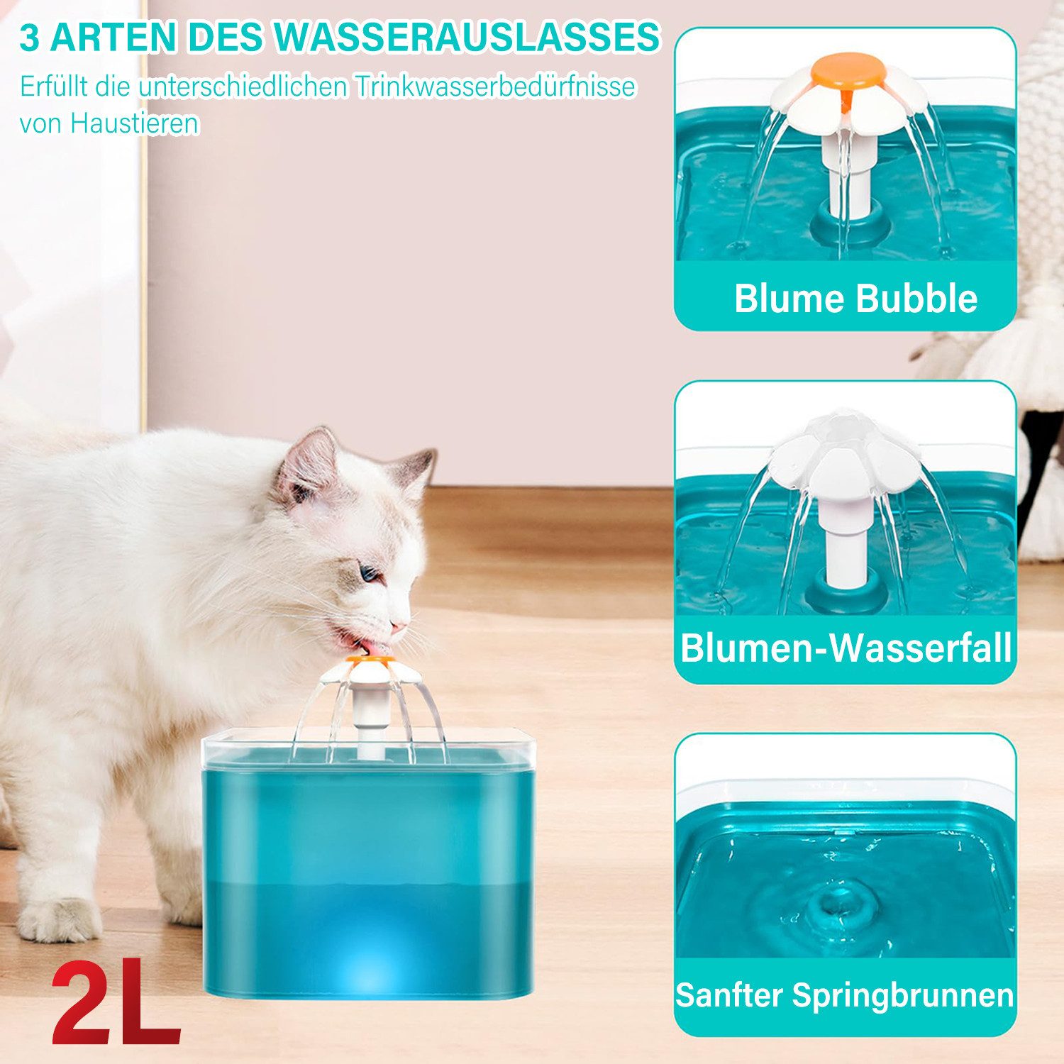 ZEUOPQ Trinkbrunnen Katzenbrunnen Trinkbrunnen Für Katzen günstig online kaufen