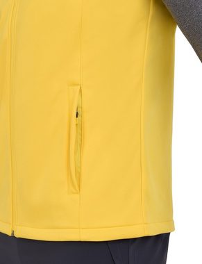 TCA Kurzjacke TCA Herren Flyweight Windweste mit Reißverschlusstaschen - Gelb