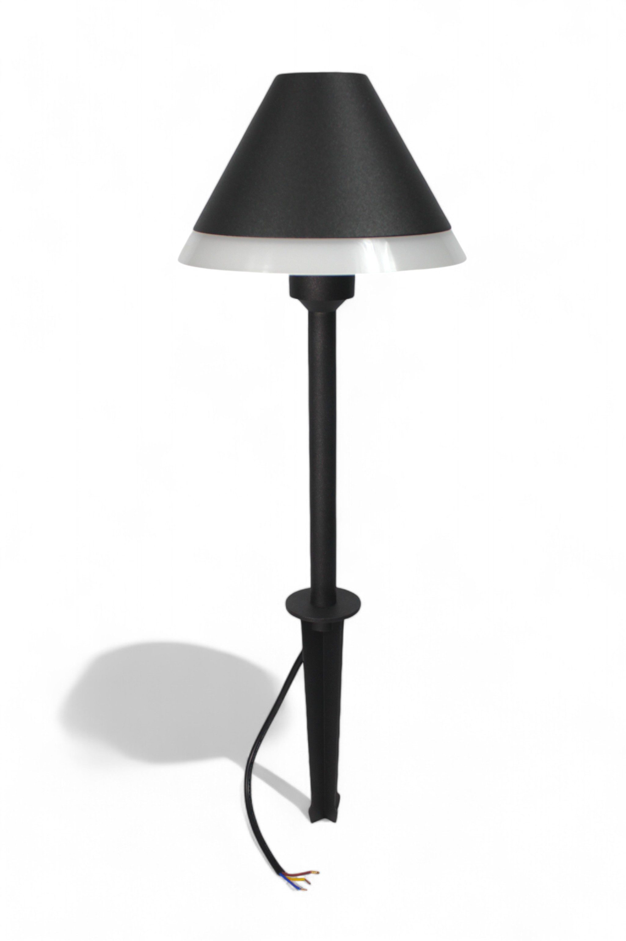 Arnusa LED Gartenleuchte moderne Gartenlampe Aluminium warmweiß Außenleuchte, LED fest integriert, warmweiß, modernes Design