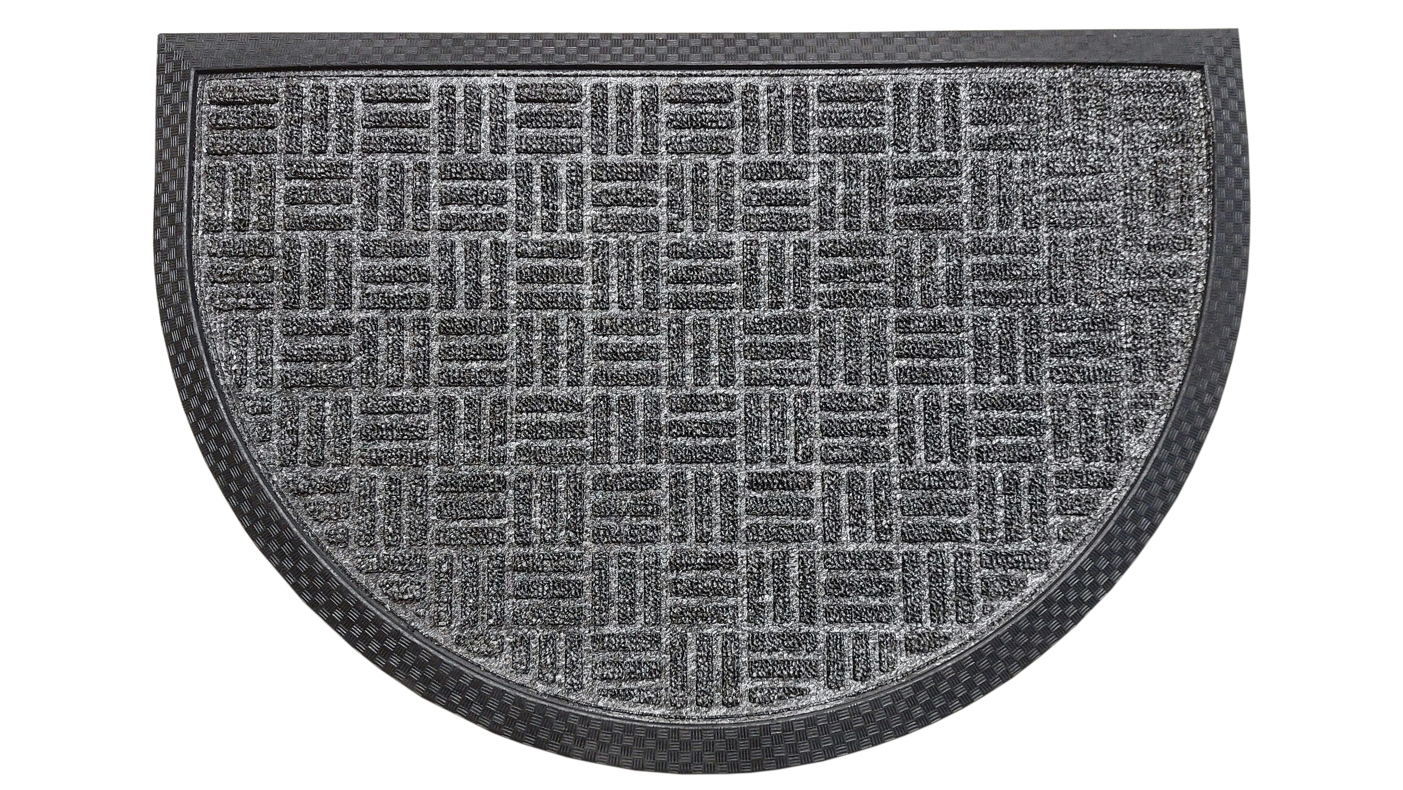 oKu-Tex Fußmatte "SUPER", Indoor & Outdoor, Türvorleger halbrund, wetterfes günstig online kaufen