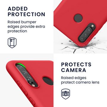 kwmobile Handyhülle Hülle für Huawei P30 Lite, Hülle Silikon - Soft Handyhülle - Handy Case Cover - Klassisch Rot