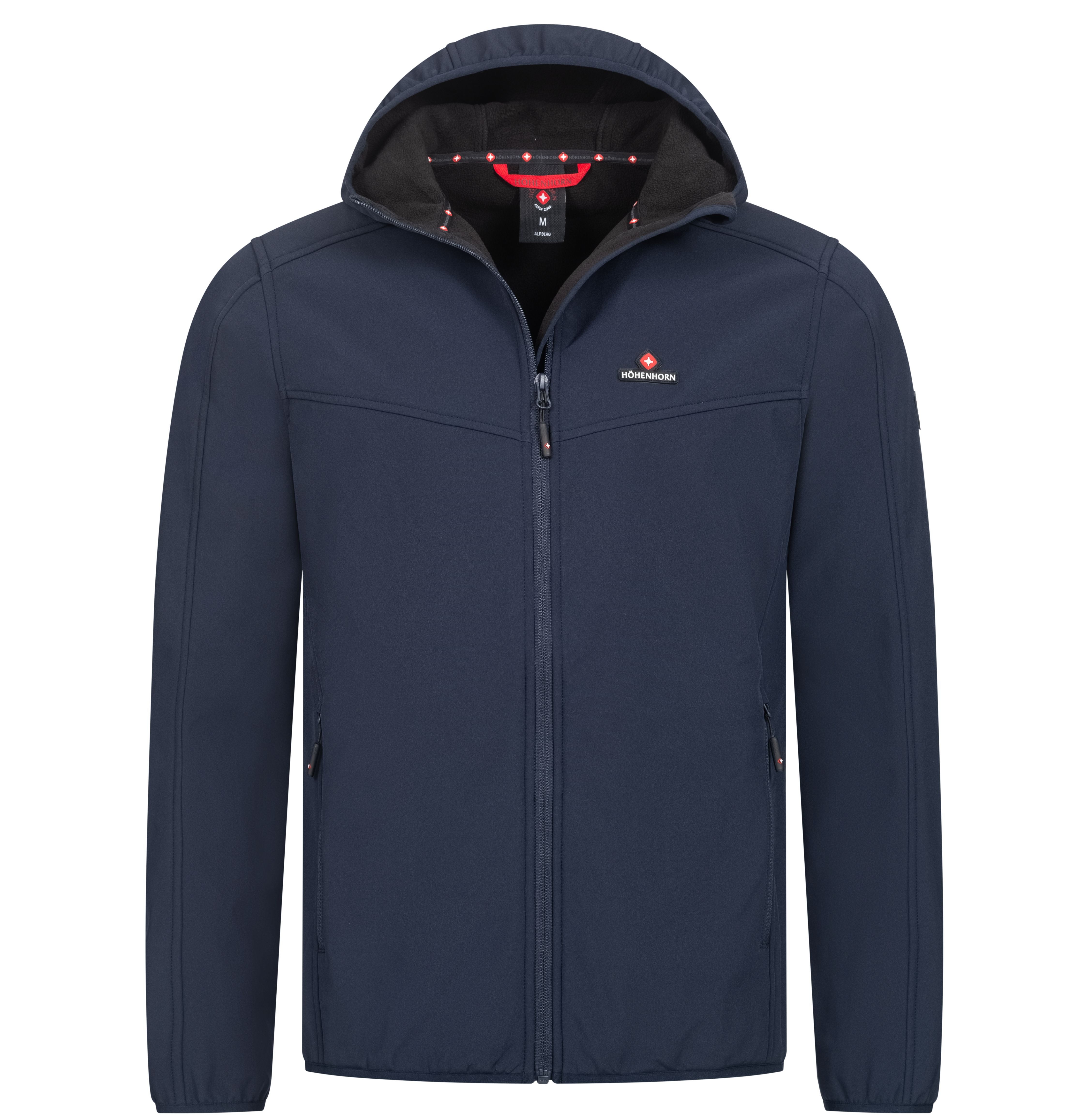 Softshelljacke Alpberg Herren leichte Jacke für Männer Outdoor Übergangsjacke