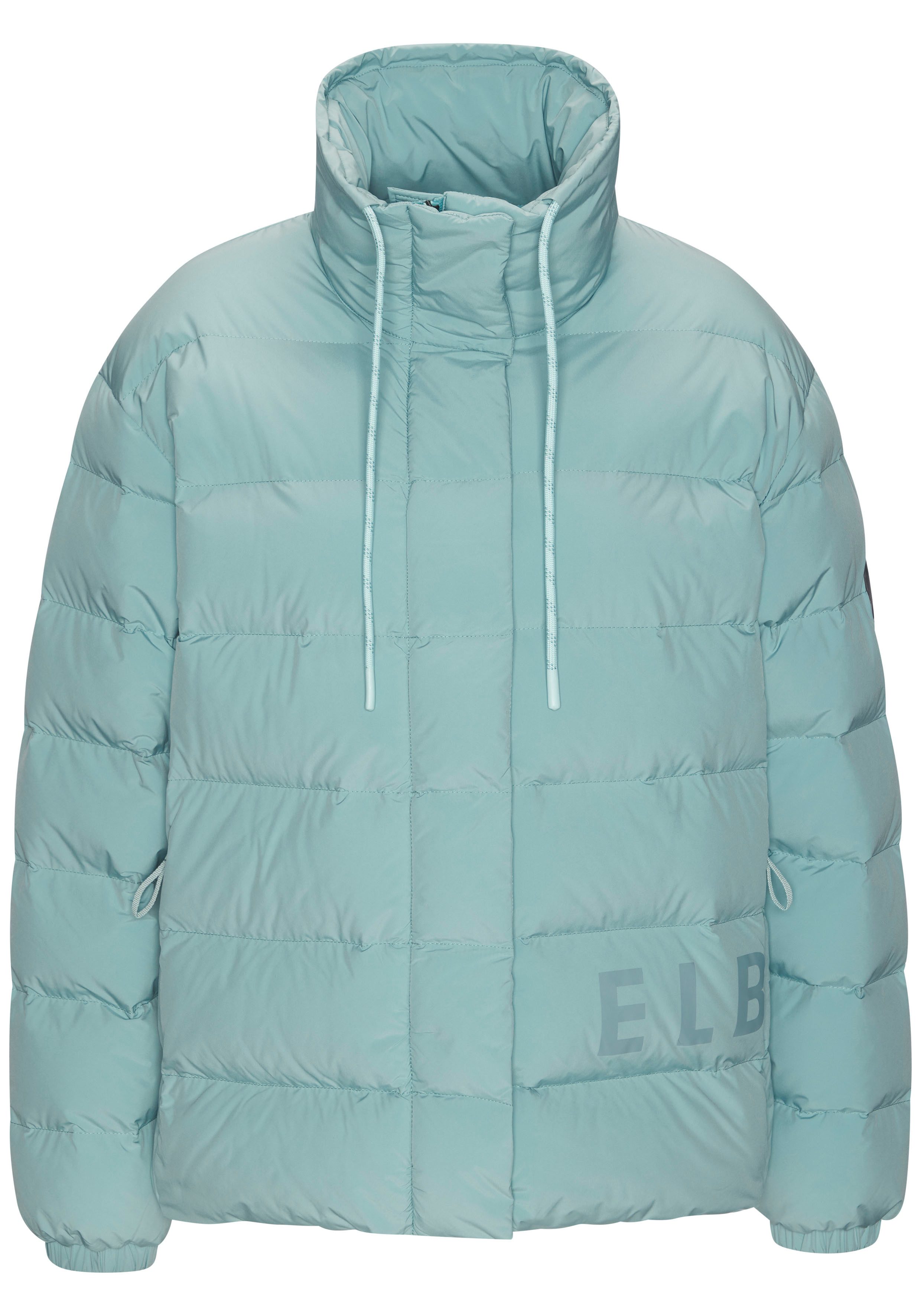 Elbsand Steppjacke mit großem seitlichen Logo-Print. € 179,00