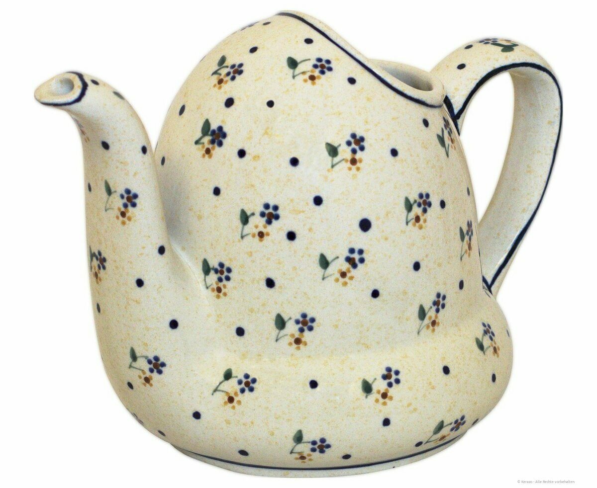 Bunzlauer Keramik Gießkanne Bunzlauer Keramik 1L Gießkanne ergonomisch,tropffreier Ausguss Dek 111