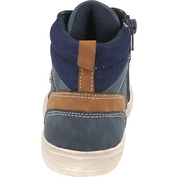 Indigo 451-076 Jungen Schuhe Hi-Top Schnürschuh Tex Sneaker Wasserabweisend, Reißverschluss