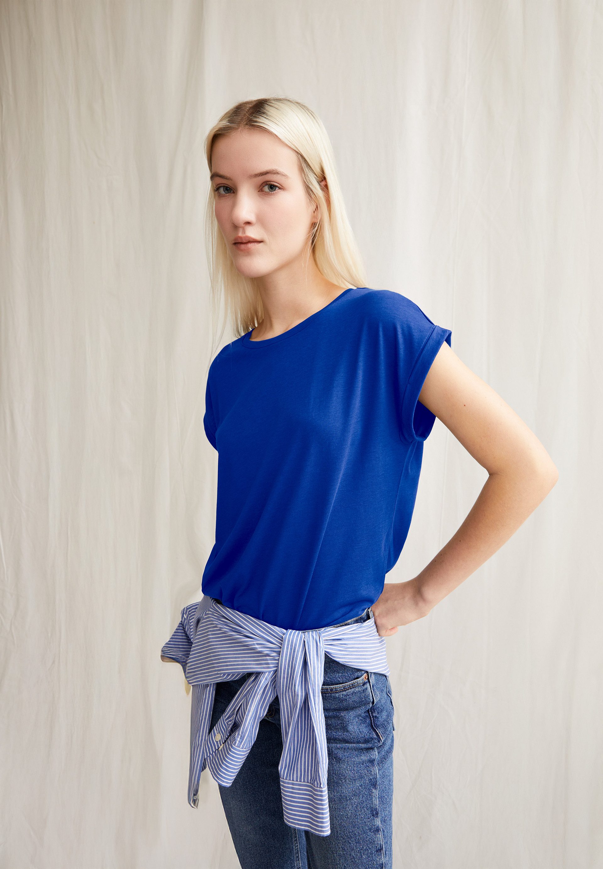Armedangels T-Shirt JILAANA T-Shirt aus TENCEL™ Lyocell Mix Regular Fit